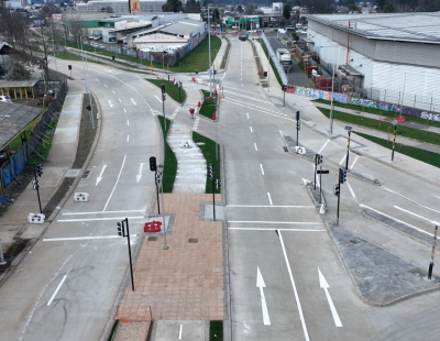 Avenida Pablo Neruda con 90% avance