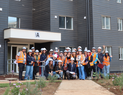 92% DE AVANCE PRESENTA EL PROYECTO HABITACIONAL MÁS IMPORTANTE DE TEMUCO DESTINADO PARA 442 FAMILIAS