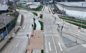 Avenida Pablo Neruda con 90% avance